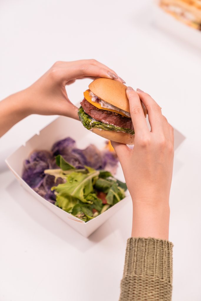 Burger-Ghanoush at Tablescape, Grand Park City Hall