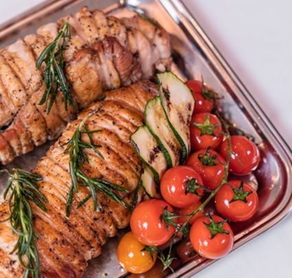 Tablescape Easter - Pork Belly Roulade